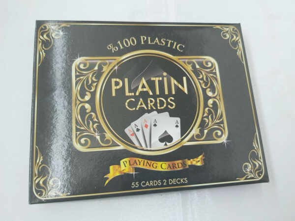 Carti de joc 100 % plastic Star Platin