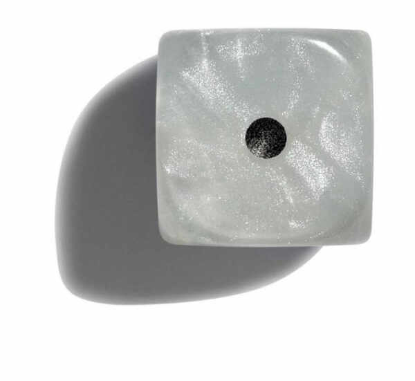 Zaruri perlate albe 16 mm- set 2 bucati