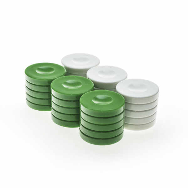 Puluri joc de table- Plastic Verde - 37mm