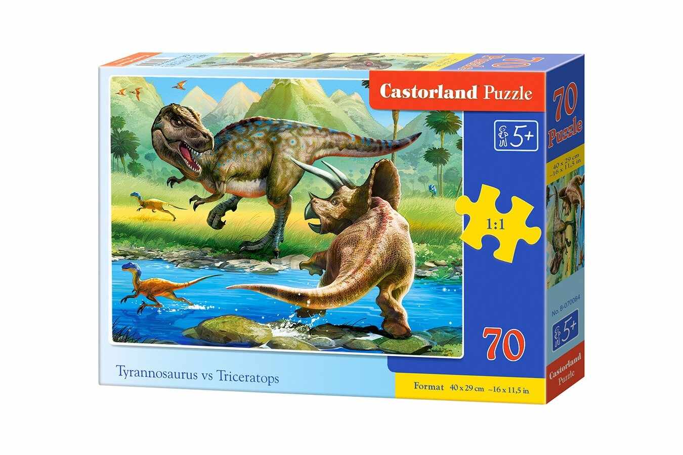 Puzzle Castorland - Dinosaurs, 70 piese (070084)