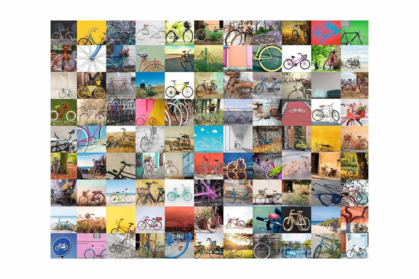 Puzzle Ravensburger - 99 Bikes and More ..., 1500 piese (16007)