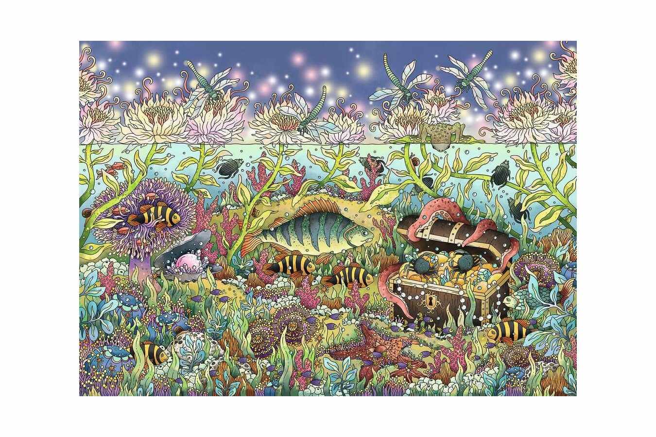 Puzzle Ravensburger - The Underwater World at Twilight, 1.000 piese (15988)