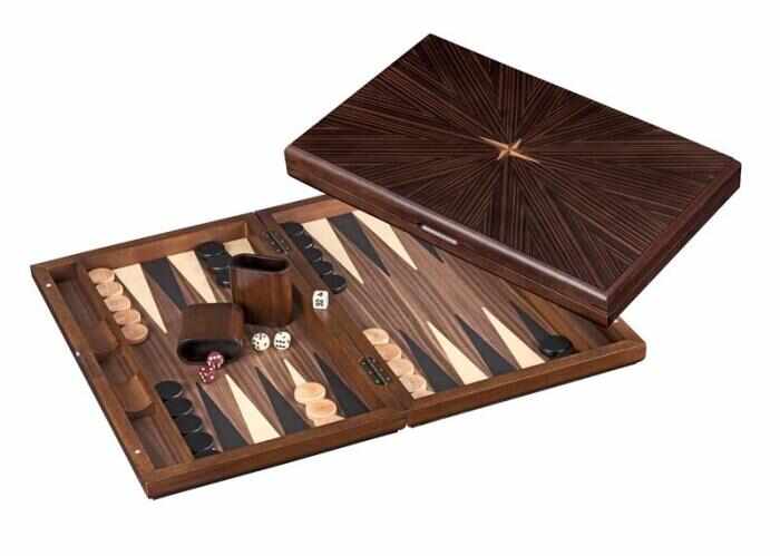 Set joc table backgammon - Iraklia - 49x60 cm - Desigilat