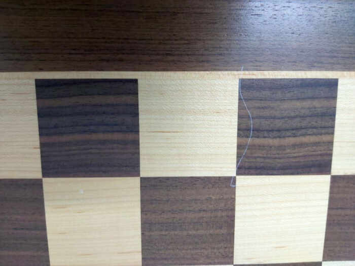 Tabla lemn no 6 - nuc artar fara notatie (walnut maple) - Imperfecta
