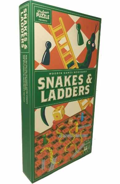 Wooden Games Workshop. Snakes and Ladders