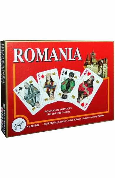 Carti de joc: Romania. Pachet dublu
