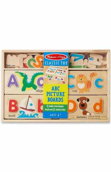 Joc: ABC Picture boards. Set pentru invatarea literelor