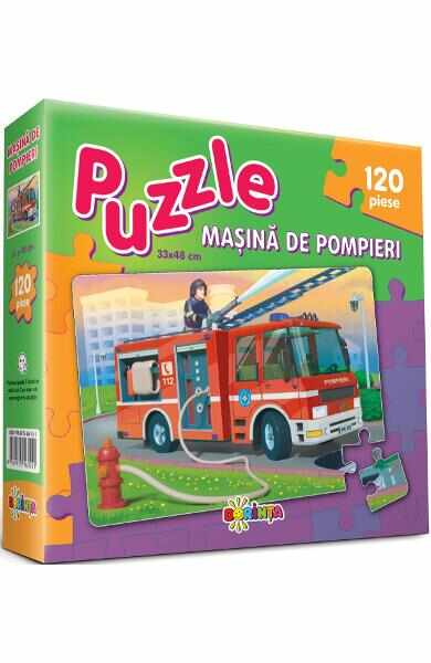Puzzle 120. Masina de pompieri