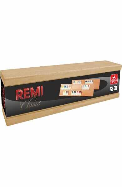 Remi clasic in cutie de lemn