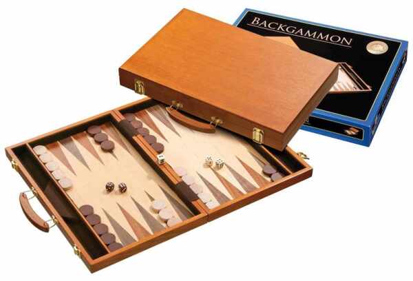 Set joc table backgammon - frasin - 45x59 cm - Imperfect