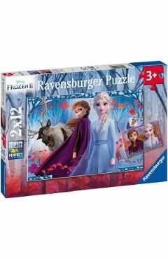 Puzzle 2x12 piese. Frozen II