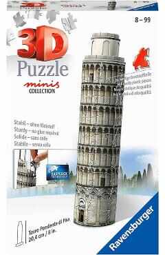Puzzle 3D. Mini Turnul din Pisa
