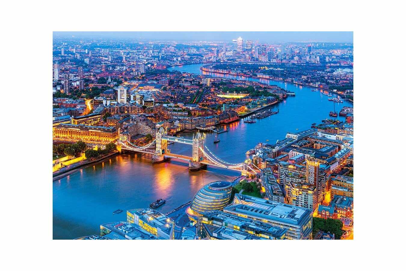 Puzzle Castorland - Aerial View of London, 1.000 piese (104291)