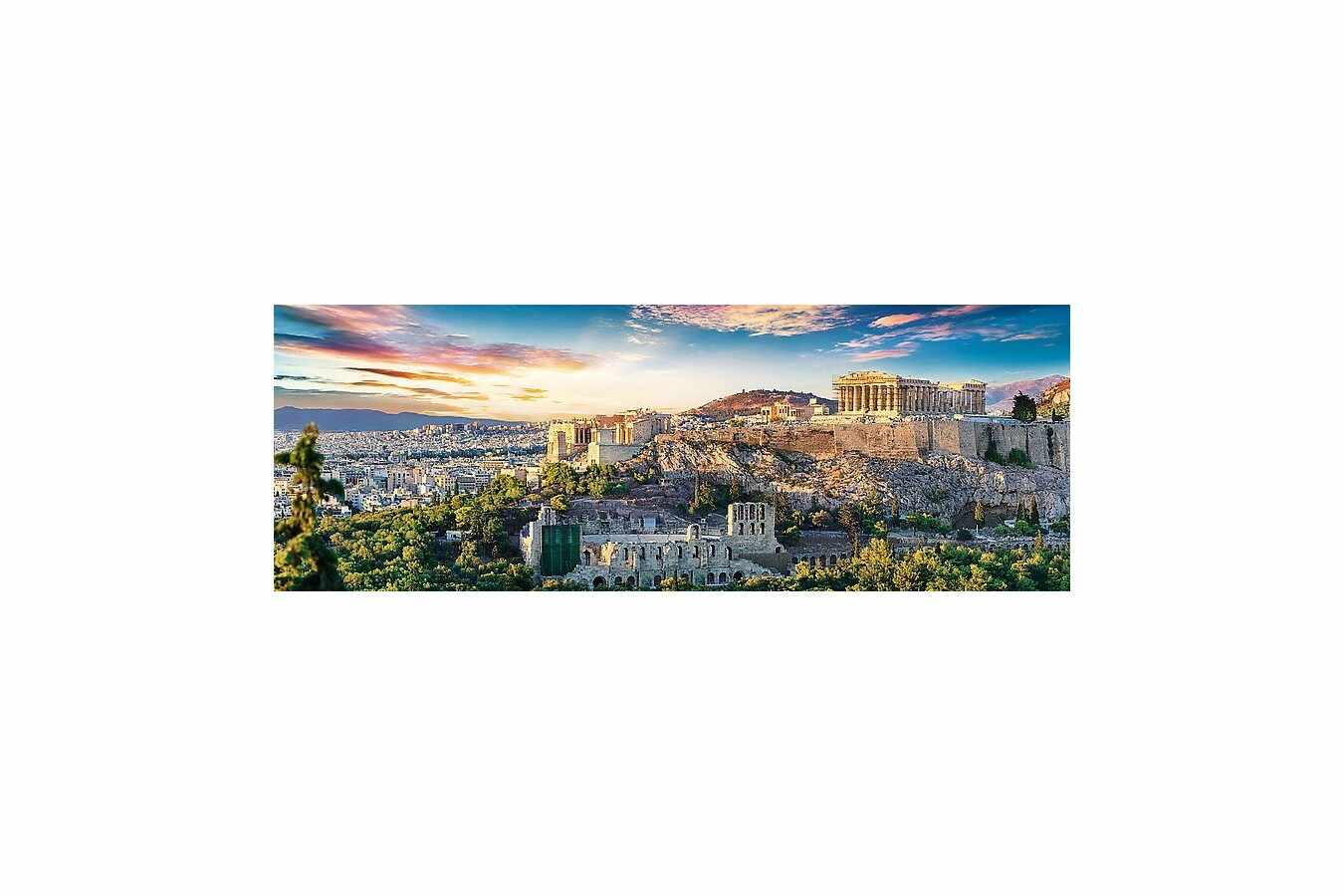Puzzle panoramic Trefl - Acropolis, Athens, 500 piese (29503)