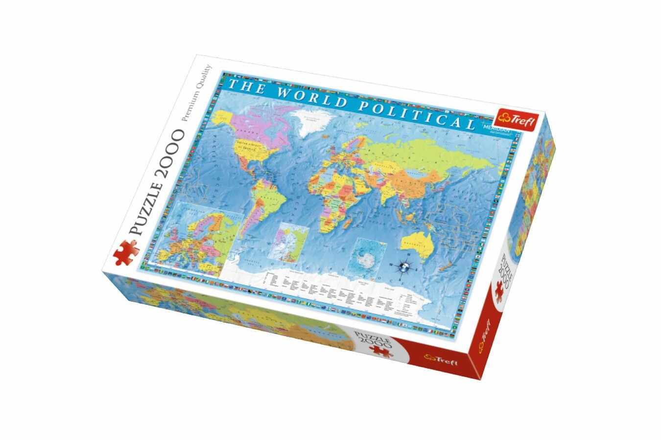 Puzzle Trefl - The World Political, 2.000 piese (27099)