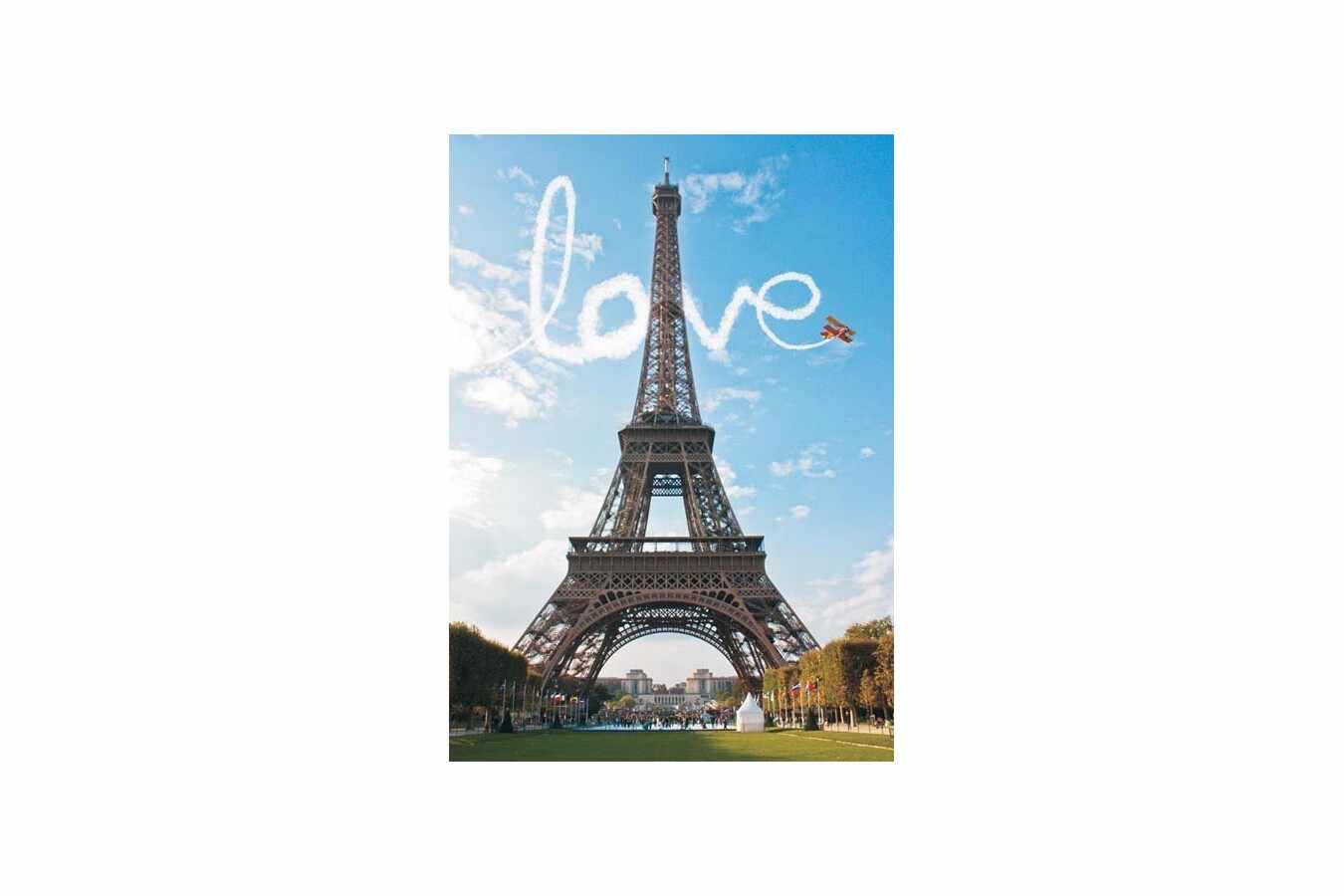 Puzzle Gold Puzzle - Love at Paris, 1.000 piese (Gold-Puzzle-60089)